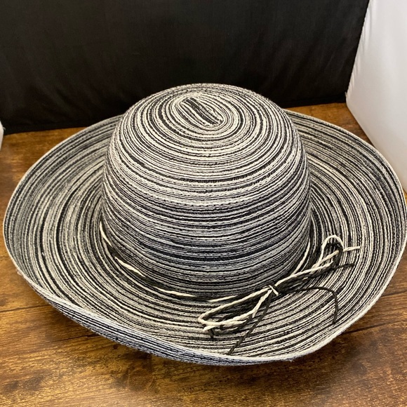 Angela William Sydney Sun Hat Navywhite 